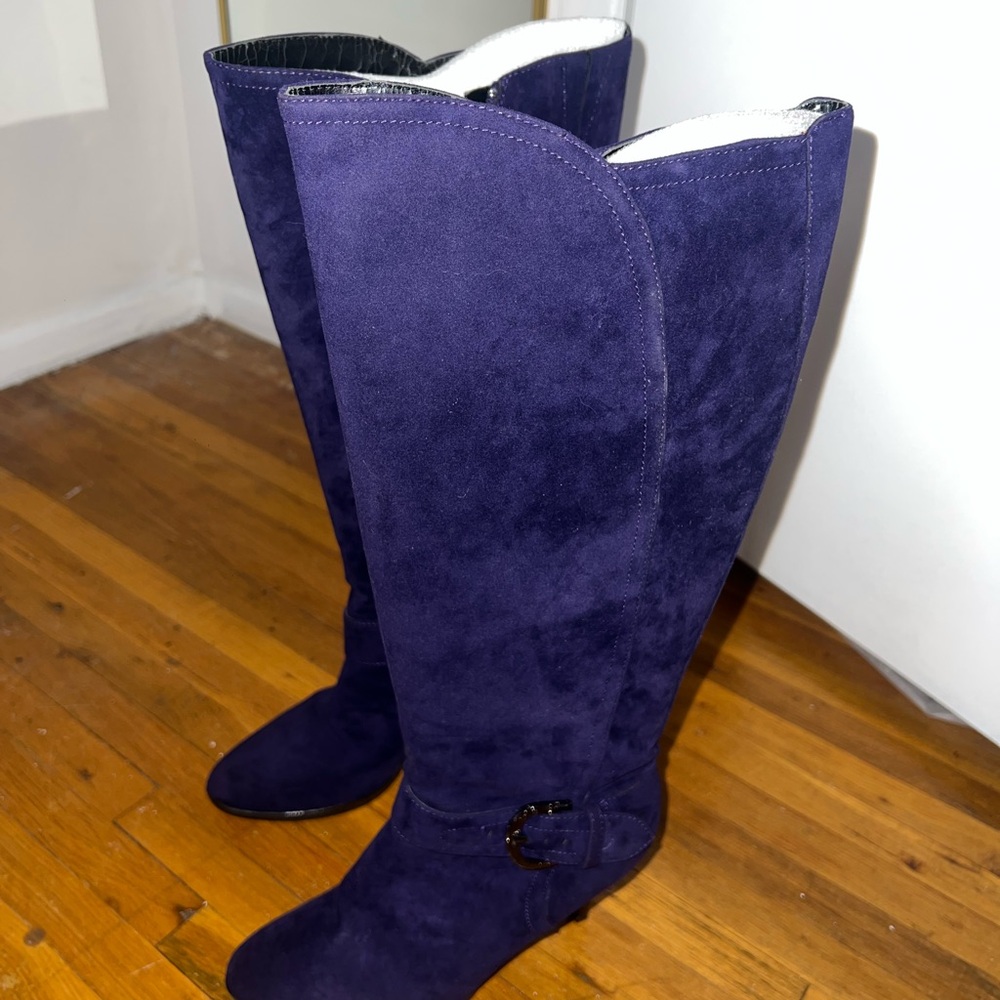 NWOT Worthington Knee-High Boots in Purple